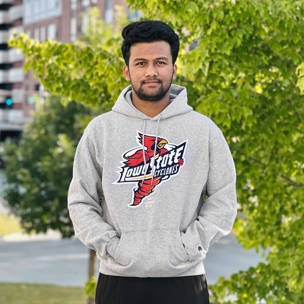 Champion® Spirit Collection Punching Cy Gray Hoodie